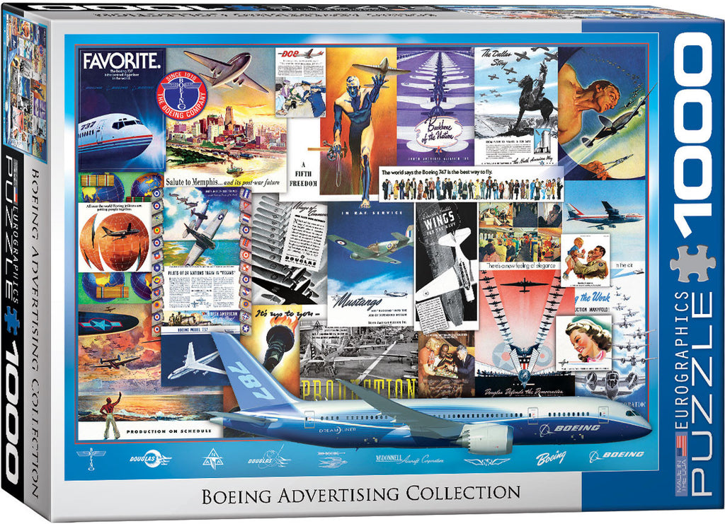 EuroGraphics Puzzles Boeing Advertising Collection