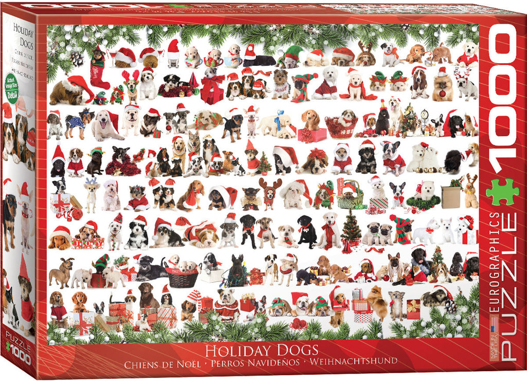 EuroGraphics Puzzles Christmas Puppies