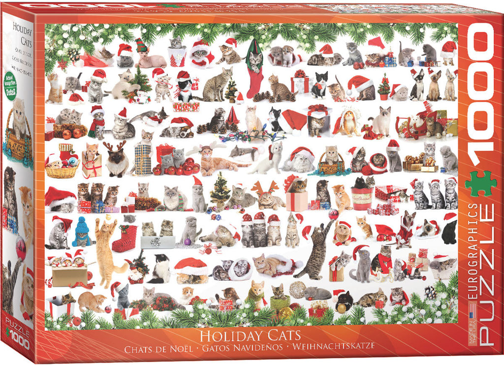 EuroGraphics Puzzles Christmas Kittens