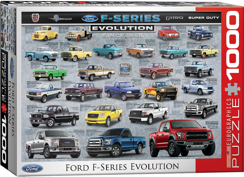 EuroGraphics Ford F-Series Evolution Automotive Evolution Charts 6000-0950