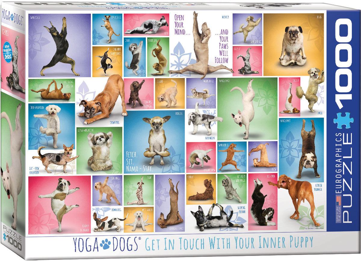 EuroGraphics Puzzles Yoga Dogs