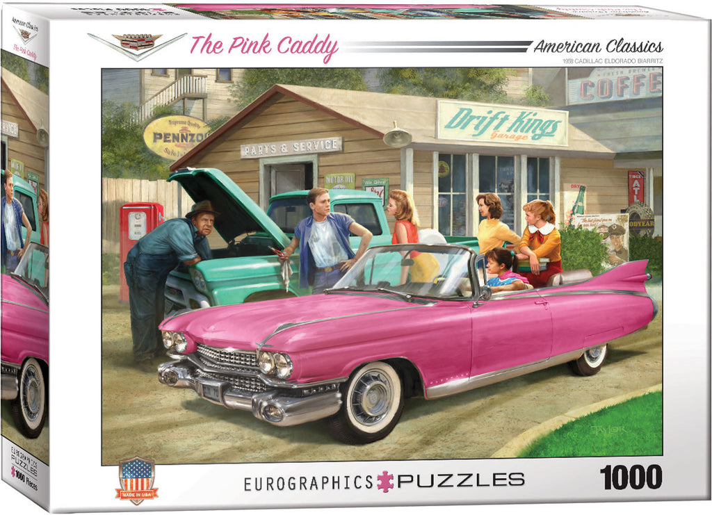 EuroGraphics Puzzles The Pink Caddy