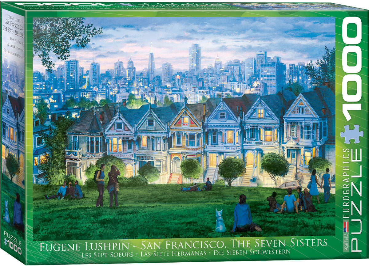 EuroGraphics Puzzles San Francisco - The Seven Sisters by Eugene Lushpin