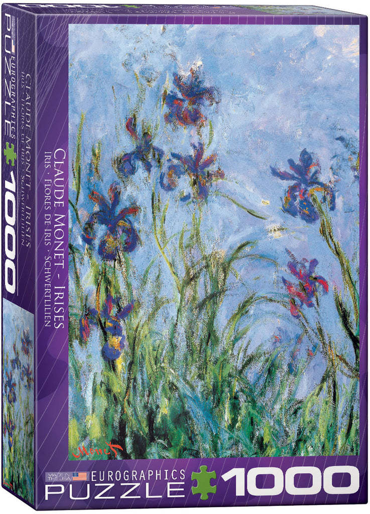 EuroGraphics Puzzles Irises byClaude Monet