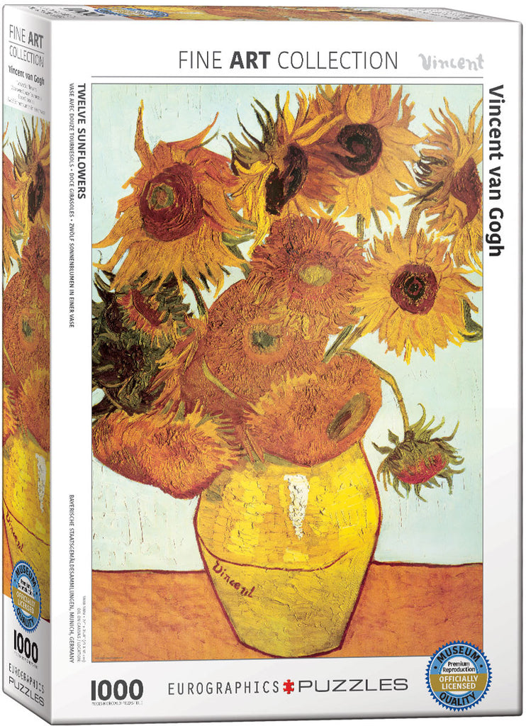 EuroGraphics Puzzles Twelve Sunflowers by Vincent Van Gogh