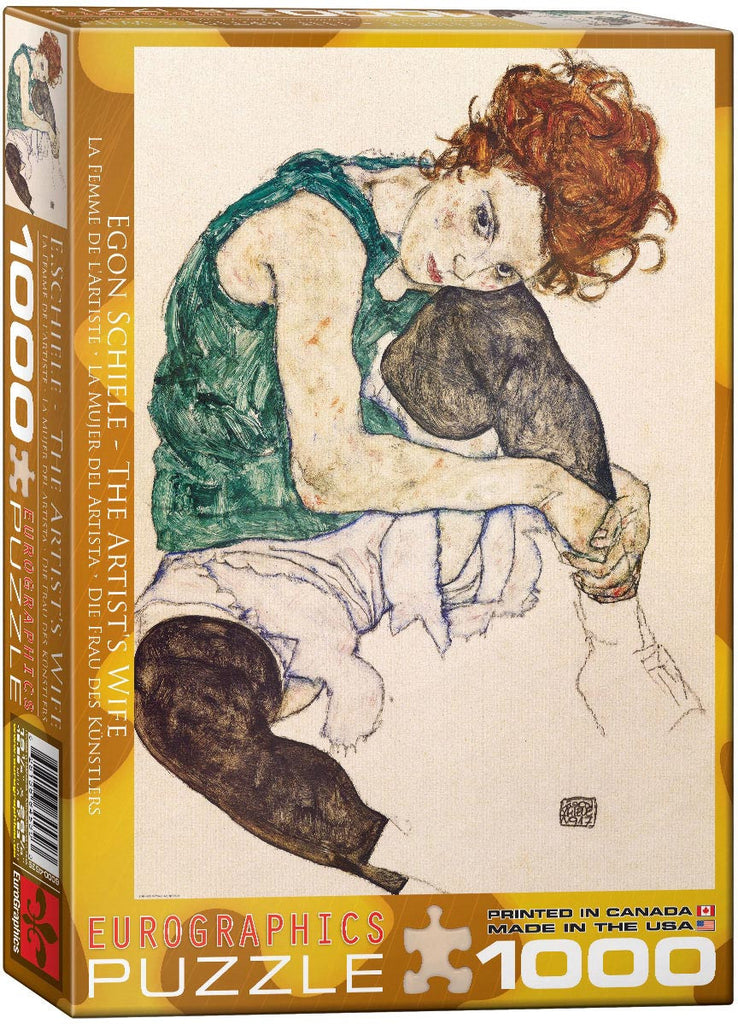 EuroGraphics Puzzles The Artist's Wife byEgon Schiele