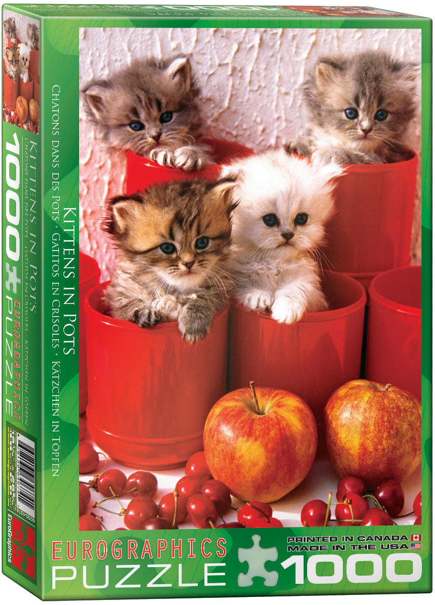 EuroGraphics Puzzles Kittens in Pots