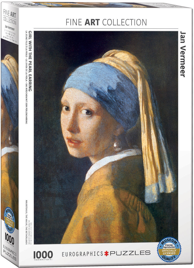 EuroGraphics Puzzles Girl with the Pearl Earring by Jan Vermeer de Delft