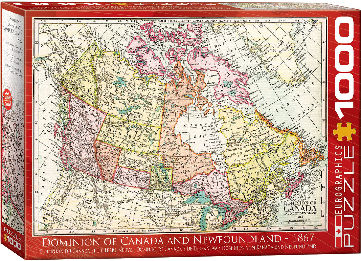 EuroGraphics Dominion of Canada and Newfoundland - 1867  6000-5304