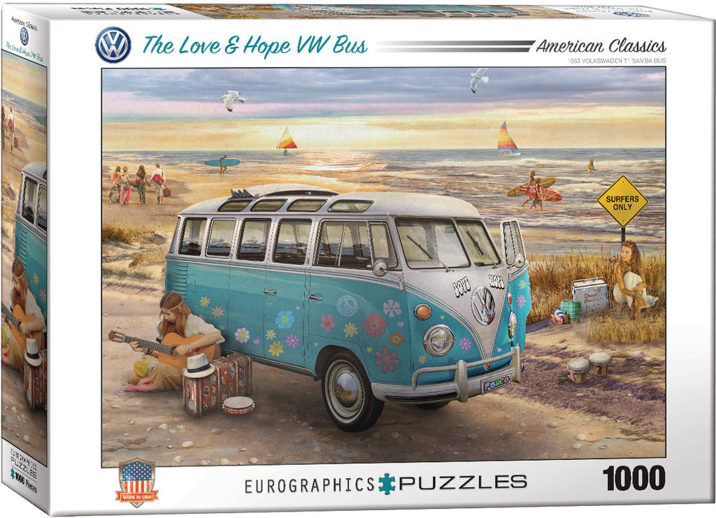 EuroGraphics Puzzles The Love & Hope VW Bus