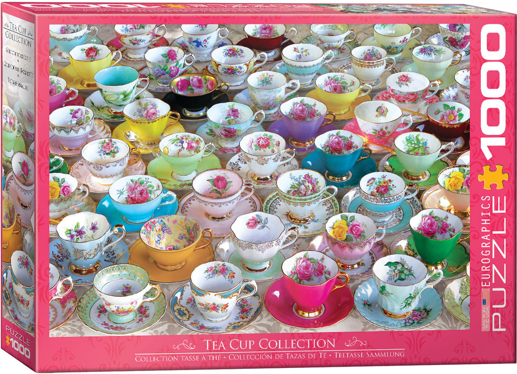 EuroGraphics Tea Cup Collection Vintage Art Collages 6000-5314