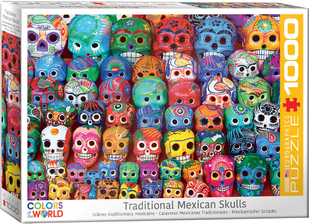 EuroGraphics Traditional Mexican Skulls Jigsaw Puzzles Collections 6000-5316