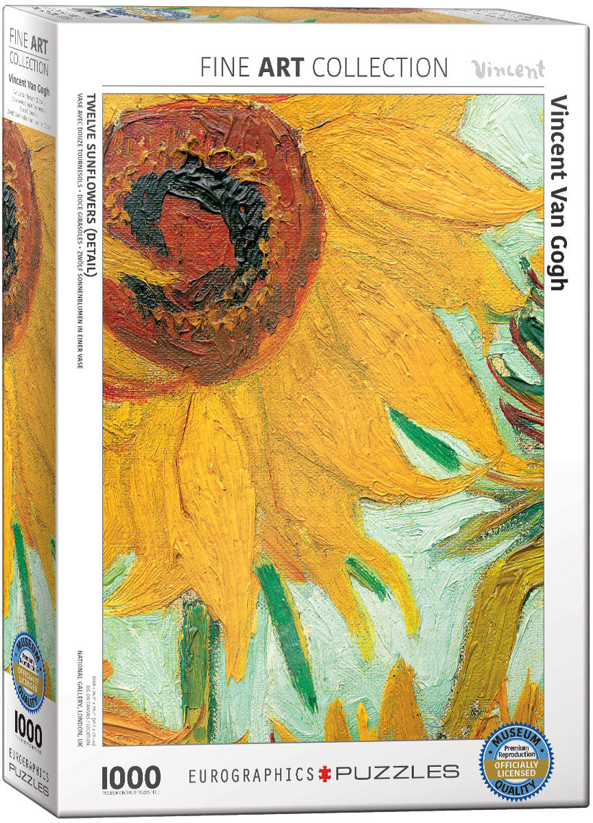 EuroGraphics Puzzles Twelve Sunflowers (Detail) by Vincent Van Gogh