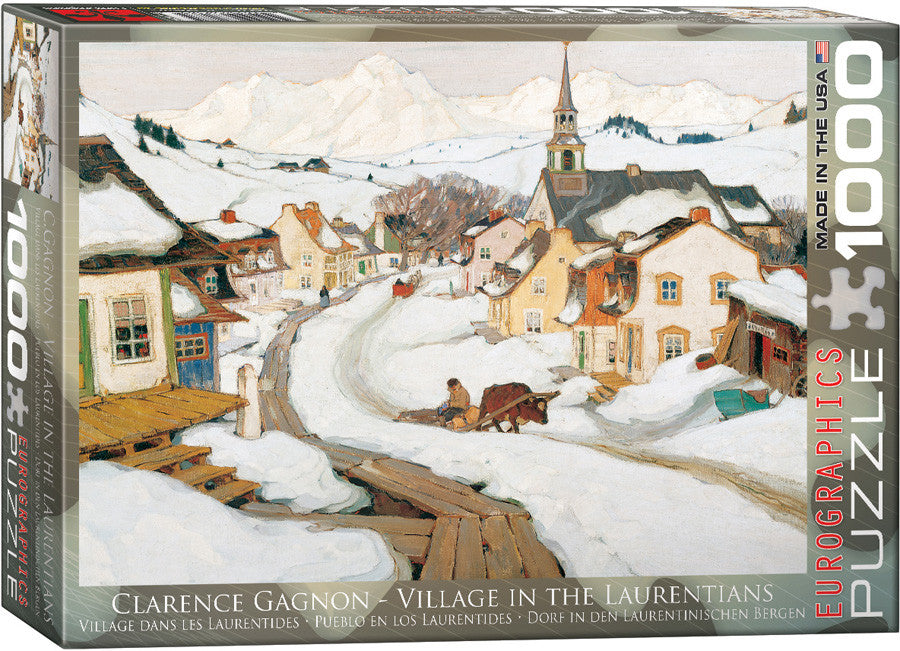 EuroGraphics Puzzles Village in the Laurentians byClarence Gagnon