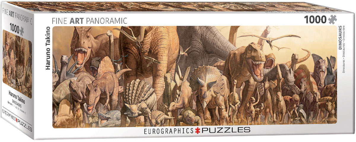 EuroGraphics Puzzles Dinosaurs- Haruo Takino(replaces 6005-4650)