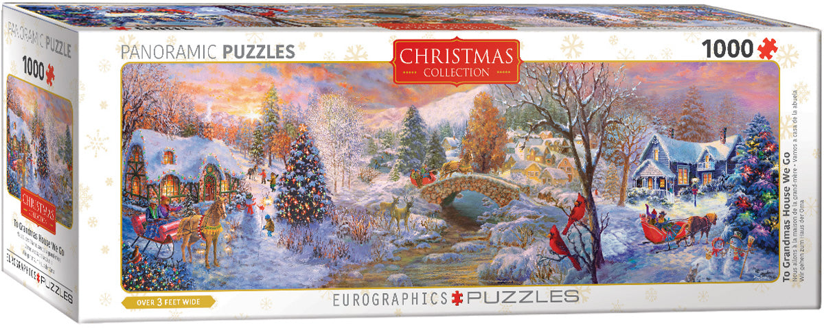 EuroGraphics To Grandma’s House We Go Panoramic Puzzles 6010-5331
