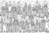 EuroGraphics Puzzles Town Houses/ Color Me Puzzle - 300pc