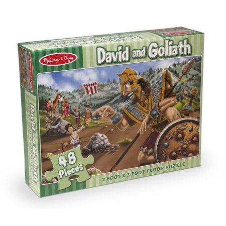 Melissa And Doug David And Goliath Jumbo Floor Puzzle 48pc