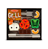 Melissa & Doug Wooden Grill Slice and Sort Play Set (18 pcs)