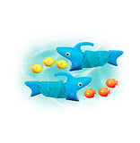 Melissa & Doug Sunny Patch Spark Shark Fish Hunt Pool Game With 2 Nets and 6 Fish to Catch