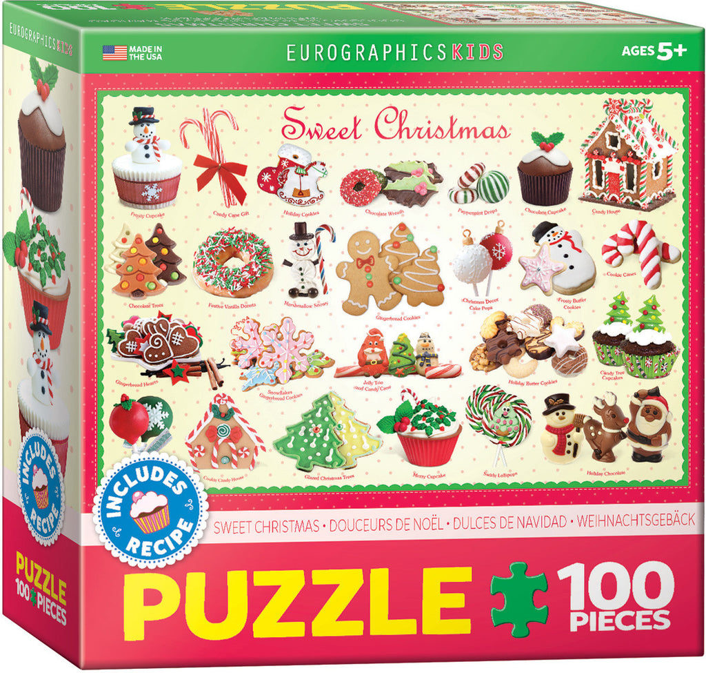 EuroGraphics Puzzles Sweet Christmas- Kids Sweets
