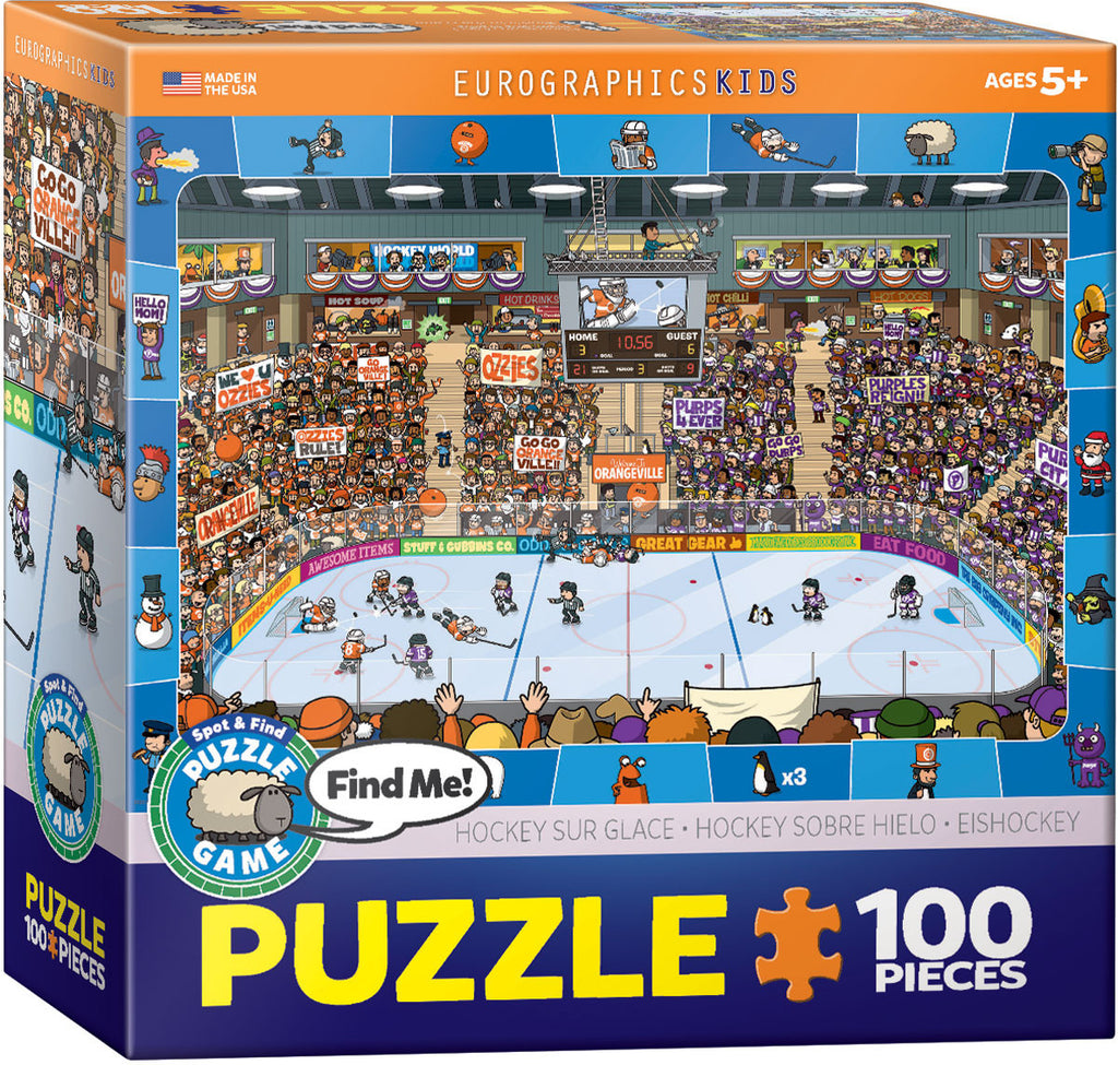 EuroGraphics Puzzles Hockey - Spot & Find