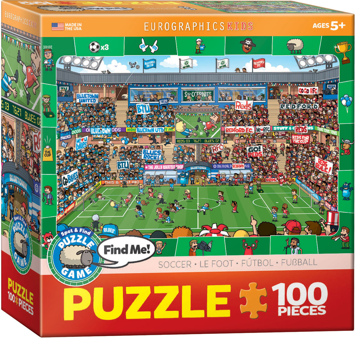EuroGraphics Puzzles Soccer - Spot & Find
