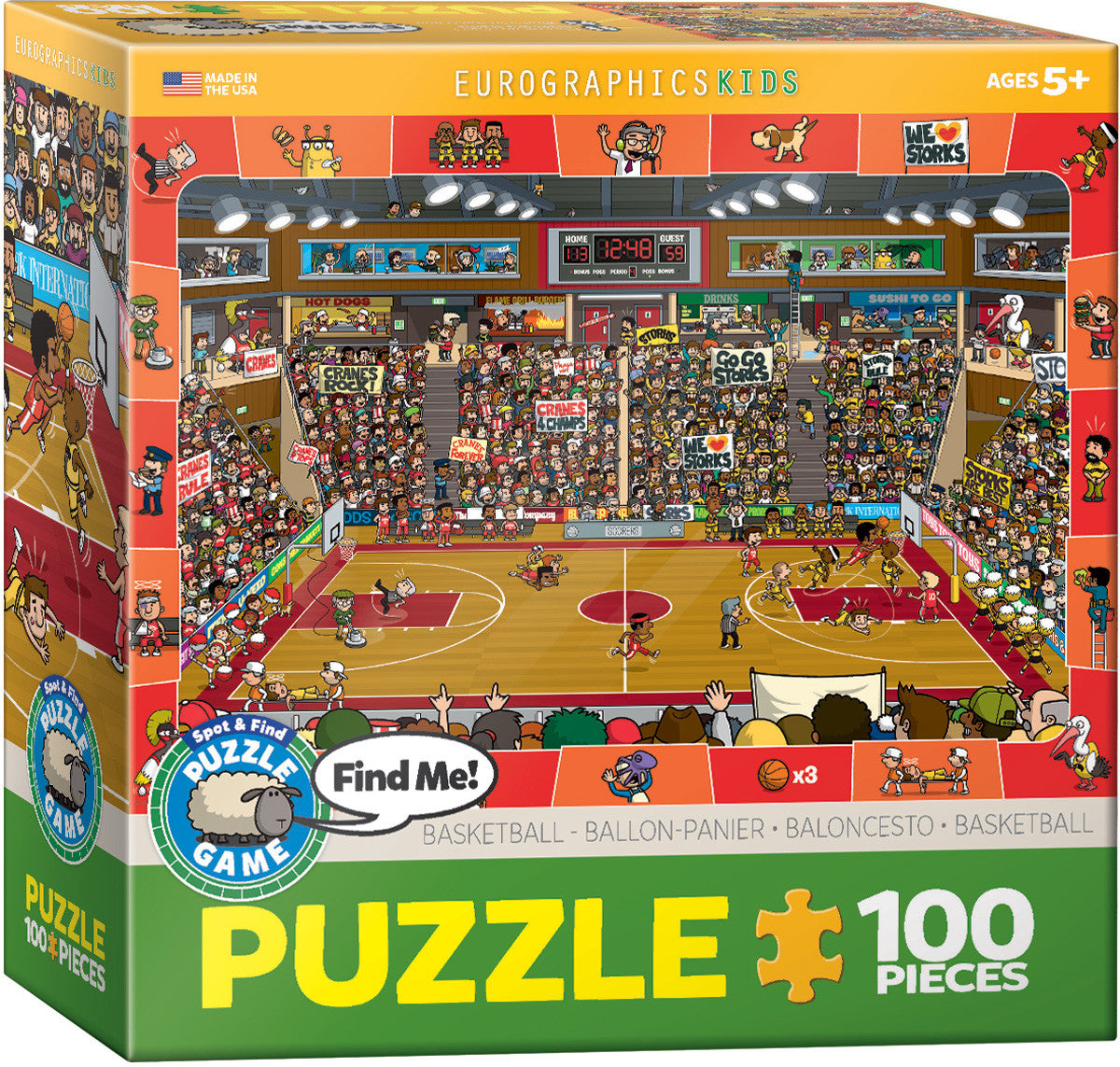 EuroGraphics Puzzles Basketball - Spot & Find