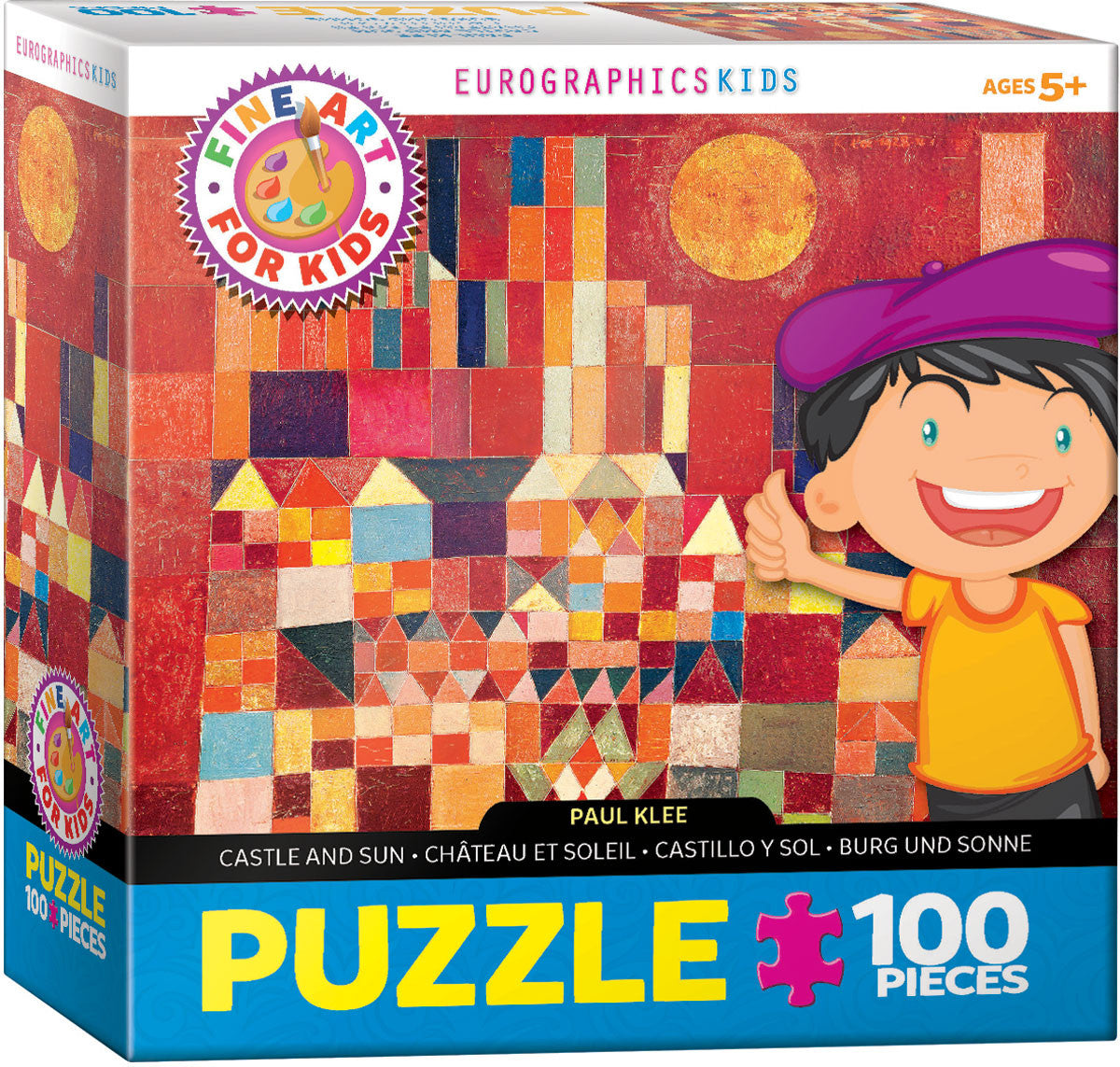EuroGraphics Puzzles Castle and Sun by Paul Klee