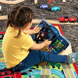 Melissa & Doug Vroom & Zoom Interactive Wooden Dashboard Pretend Play Driving Toy