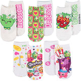 Shopkins No show Printed Socks- 5 Pack, Multi color