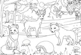 EuroGraphics Puzzles Forest/ Color Me Puzzle - 100pc