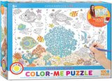 EuroGraphics Puzzles Aquarium/ Color Me Puzzle - 100pc