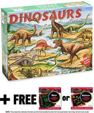 Melissa & Doug Dinosaurs: 48-Piece Floor Puzzle + Free Scratch Art Mini-Pad Bundle
