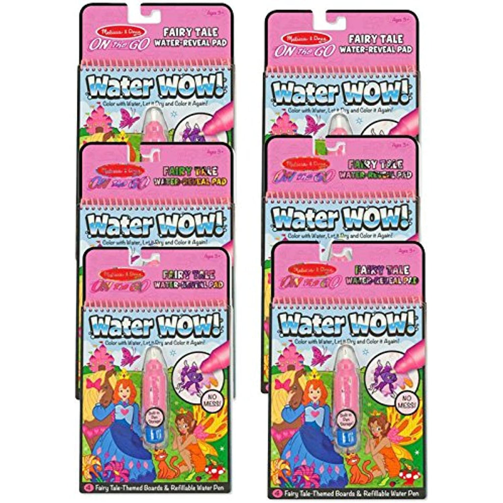 Melissa & Doug On The Go Water Wow! Activity Book, 6-Pack - Fairy Tale Toy