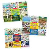 Melissa & Doug Reusable Sticker Pads Set - Habitats, Vehicles, and Adventures