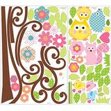 RoomMates RMK1439SLM Happi Scroll Tree Peel and Stick Wall Decals