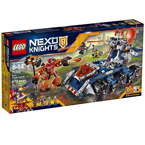LEGO Nexo Knights 70322 Axls Tower Carrier Building Kit 670 Piece