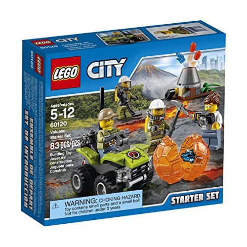 LEGO City Volcano Explorers 60120 Volcano Starter Set Building Kit 83 Piece