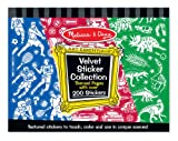 Melissa & Doug Velvet Sticker Collection, Blue