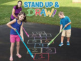 Walkie Chalk Stand-Up Sidewalk Chalk Holder - Teal - Creative Outdoor Toy for Kids and Adults!