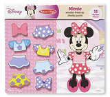 Melissa & Doug Disney Minnie Mouse Dress-Up Wooden Chunky Puzzle (11 pcs)