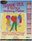 Melissa & Doug Scratch Art Shade-Tex Rubbing Plates - Textiles 6-Pack (Great Gift for Girls and Boys - Best for 5, 6, 7, 8, 9 Year Olds and Up)