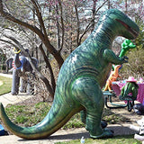 Jet Creations Inflatable Giant Tyrannosaurus 126 inches Long green dinosaur toys outdoor lawn for kids and adults, DI-TYR10, Black401