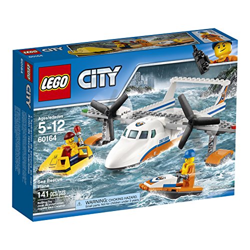 LEGO City Coast Guard Sea Rescue Plane 60164 Building Kit 141 Piece