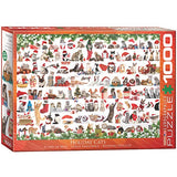 EuroGraphics Christmas Kittens Puzzle (1000 Pieces)