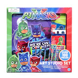 Disney PJ Masks Art Studio Set Sketch Book, Crayons, Stickers and Markers