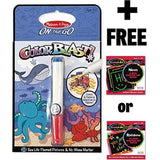 Melissa & Doug Sea Life: ColorBlast! Coloring Book & 1 Scratch Art Mini-Pad Bundle (05358)