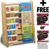 Melissa & Doug ABC-123 Abacus & 1 Scratch Art Mini-Pad Bundle (09273)