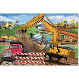 Melissa & Doug Building Site: 48-Piece Floor Puzzle + Free Scratch Art Mini-Pad Bundle (89005)